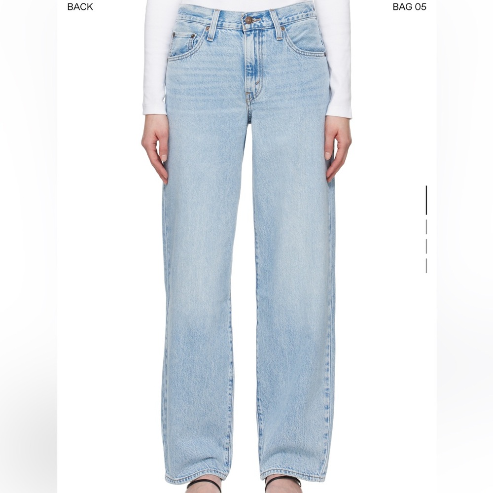 LEVI’S BAGGY DAD JEANS, LIGHT BLUE